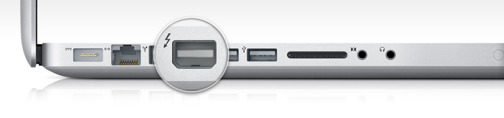 Thunderbolt現(xiàn)配備于全新 MacBook Air、MacBook Pro、iMac 和 Mac mini 之上
