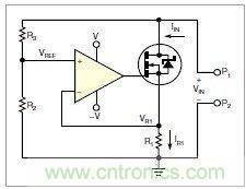 圖1：MOSFET的電阻變化，功能上像是一只可變電阻