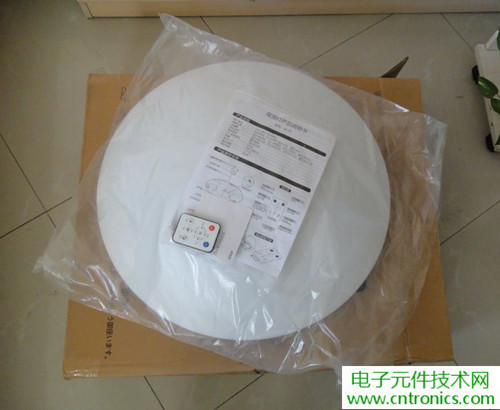 高端大氣上檔次！智能遙控調(diào)光LED吸頂燈拆解