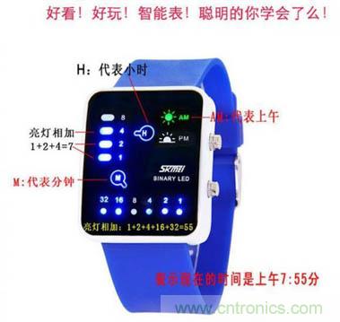 低調(diào)有內(nèi)涵！別人看不懂的LED電子表DIY