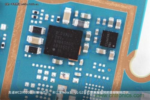 WCD9320音頻解碼芯片，和Note 3以及G2上采用的一模一樣