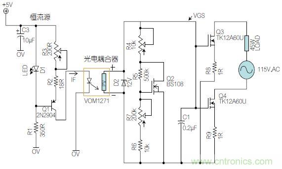 圖1：基于有源器件的線性區(qū)域進(jìn)行功率控制。