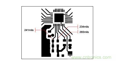 一個緊湊的PCB布局，寄生效應(yīng)會對電路產(chǎn)生影響。