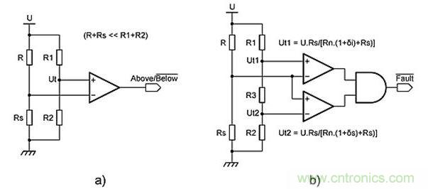 惠斯通電橋拓撲。