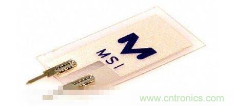 Measurement Specialties 的 MSP1006 壓電晶體。