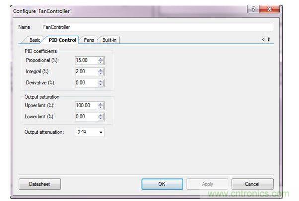 用于PSoC 3、PSoC 4與PSoC 5設(shè)計(jì)的PSoC Creator風(fēng)扇控制器設(shè)計(jì)向?qū)? width=