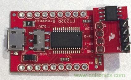  圖4：裝配好的隔離型USB-to-UART轉(zhuǎn)換器。