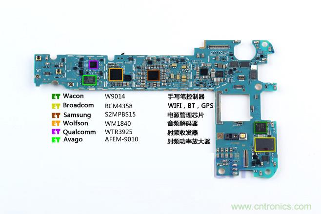 Galaxy Note5拆解，與S系列差距日漸模糊