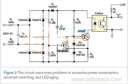新一代LED光耦電路設(shè)計，改進(jìn)老化和能耗