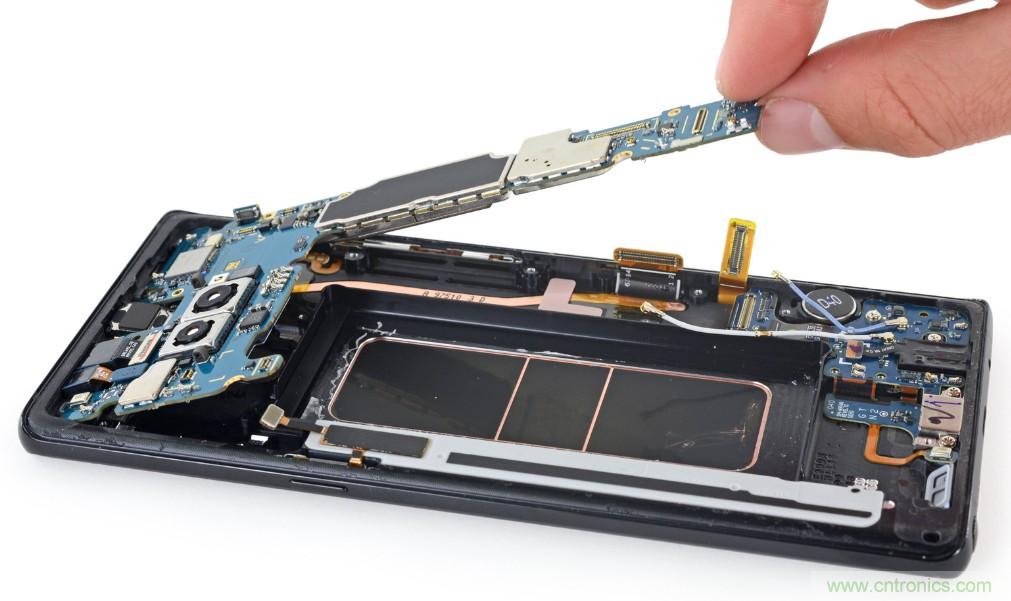 三星Note 8拆解，模塊化+分離式設(shè)計成趨勢？