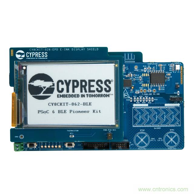 Cypress Semiconductor PSoC 6 BLE Pioneer 套件現(xiàn)已入庫 Digi-Key；客戶預(yù)訂訂單陸續(xù)發(fā)貨中