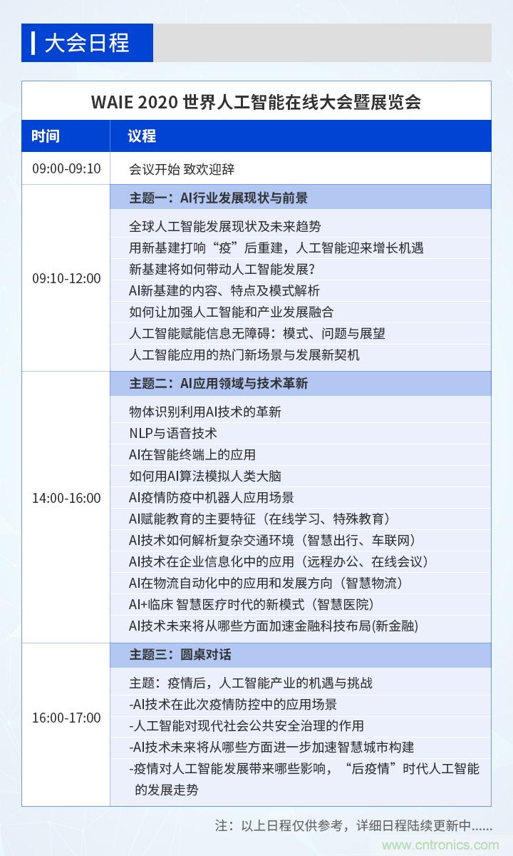 燃AI引擎，WAIE 2020世界人工智能大會(huì)震撼來(lái)襲！