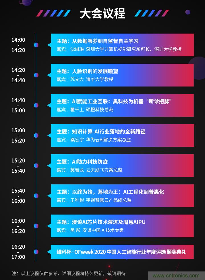 深圳喊你來參加“OFweek 2020（第五屆）人工智能技術(shù)創(chuàng)新論壇”啦！