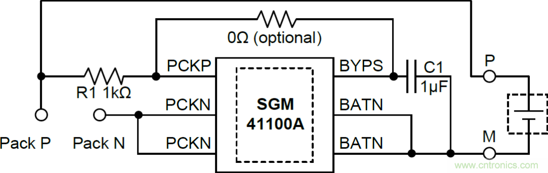 小封裝、微功耗小微電池保護(hù)器SGM41100A