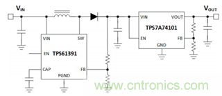 TPS61391升壓變換器，為電容麥克風(fēng)提供48V超低噪聲幻象電源