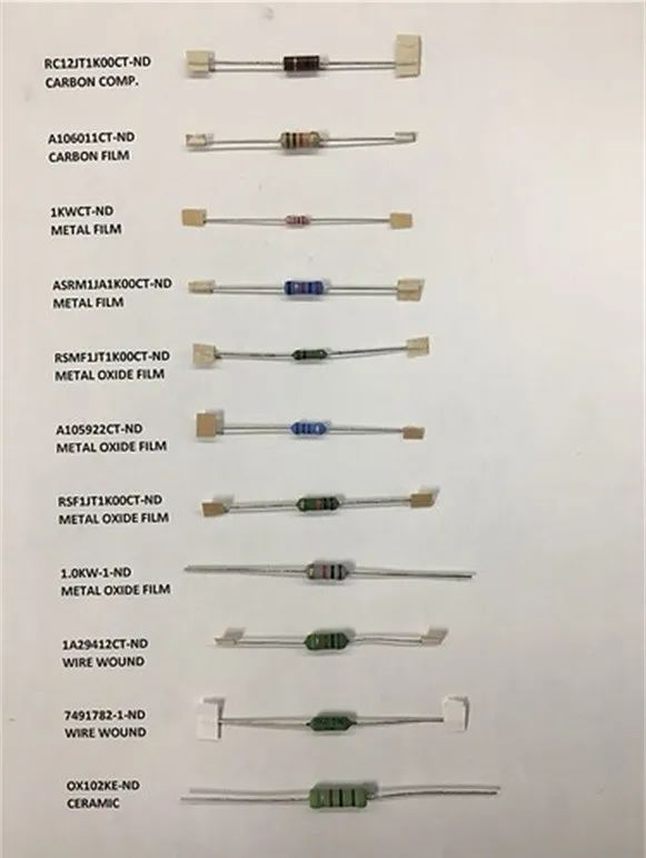 對照一下，你了解幾種電阻？