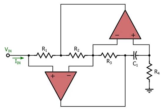 電感器輸出，運(yùn)算放大器輸入：二階有源濾波器簡(jiǎn)介