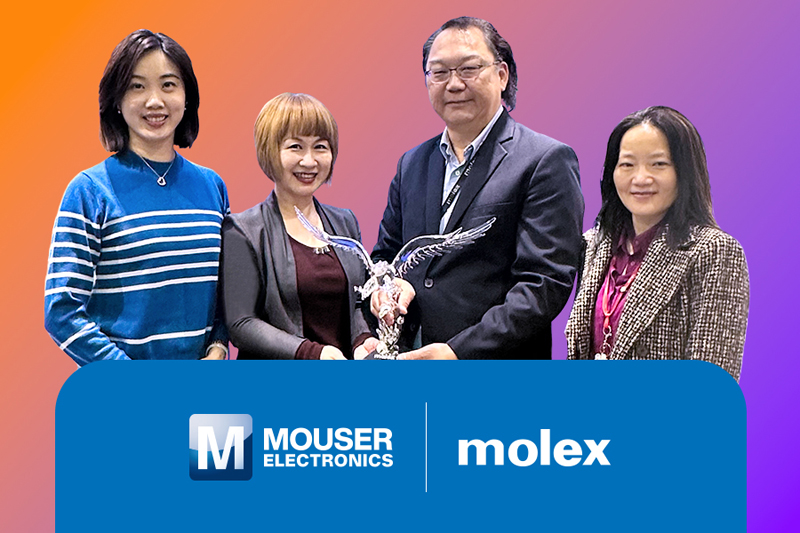 七連冠！貿(mào)澤電子蟬聯(lián)Molex亞太區(qū)年度電子目錄代理商大獎